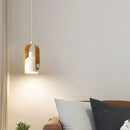 lustre en bois brut design nordique pour éclairage moderne