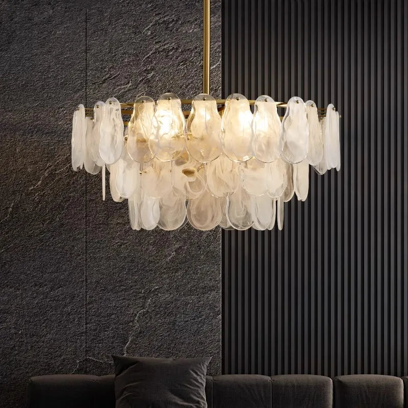 suspension en verre nuage design haut de gamme pour intérieur élégant - vue 5 sur 8