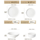 Service table ceramique design bord fin 12 personnes