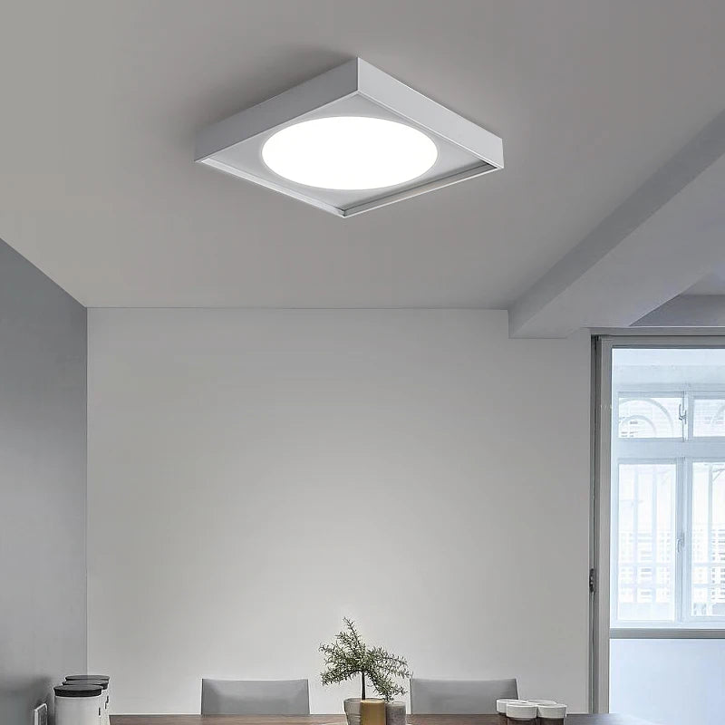 Modern minimalist LED ceiling light decorative indoor fixture - vue 3 sur 8