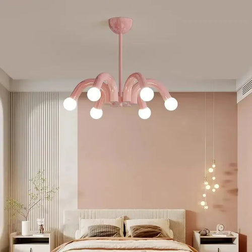 lustre nordique à led style art déco pour décoration élégante