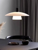 Minimalist Japanese glass chandelier for interior decoration