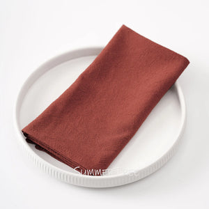 Vintage washed cotton napkin set of 10