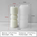 moule en silicone pour bougies aromatiques cylindriques fait main