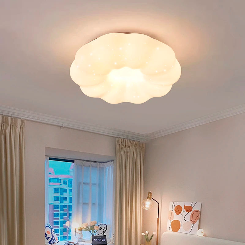 lustre led diamant gypsophile protection des yeux minimaliste - vue 7 sur 14