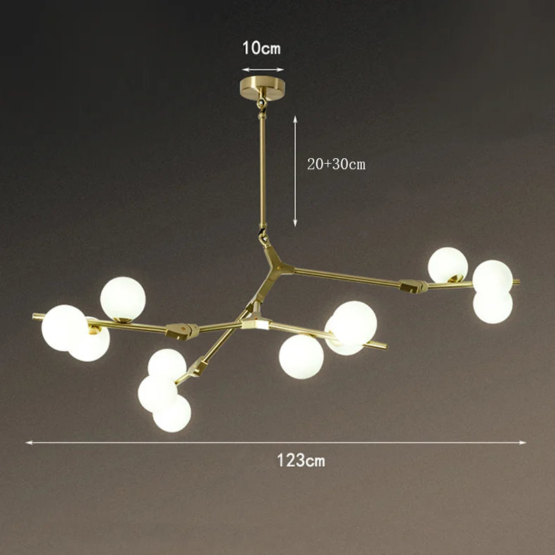 Modern pendant light minimalist dimmable indoor decor - vue 7 sur 12
