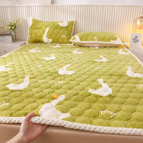 surmatelas doux pour étudiants en peluche pour lit simple ou double - vue 8 sur 18