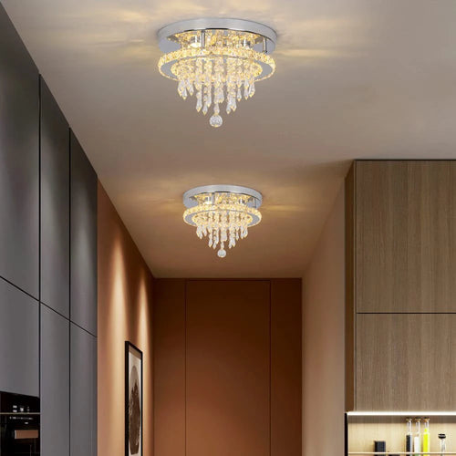 Lustre Cristal Plafond Moderne Suspension - vue 7 sur 7