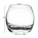 Verres a whisky rond design epais resistants cocktails