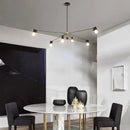 lustre moderne lignes géométriques simple éclairage nordique intérieur