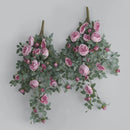 vigne de pivoine en soie artificielle pour décoration élégante
