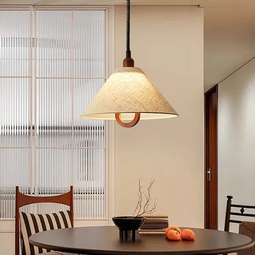 Minimalist retro hemp rope chandelier for medieval-style interiors - vue 5 sur 7