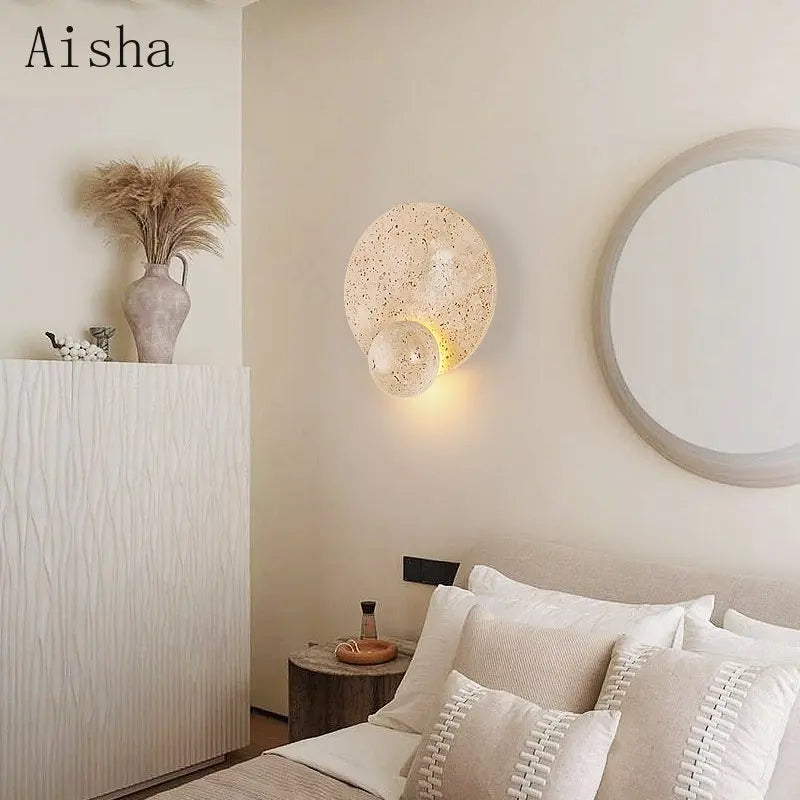 applique murale en pierre design japonais pour décoration intérieure - vue 5 sur 7