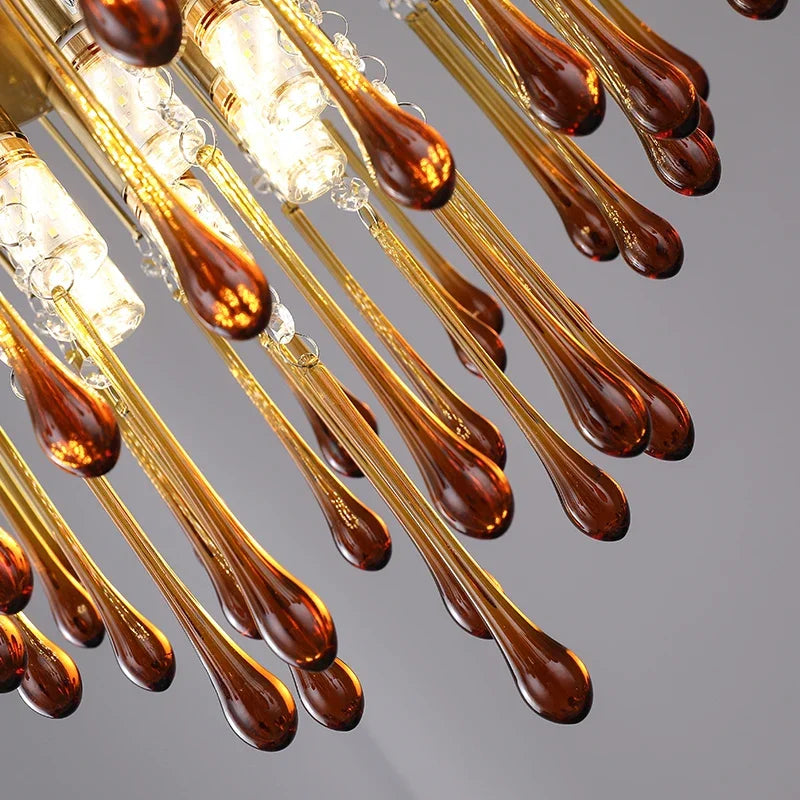 lustre en cristal rétro pour un intérieur romantique et élégant - vue 7 sur 11