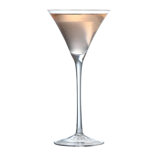 Ensemble 4 verres martini elegants en verre 130ml