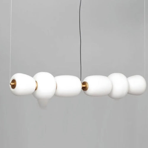 lustre en verre minimaliste moderne pour espaces créatifs et bars