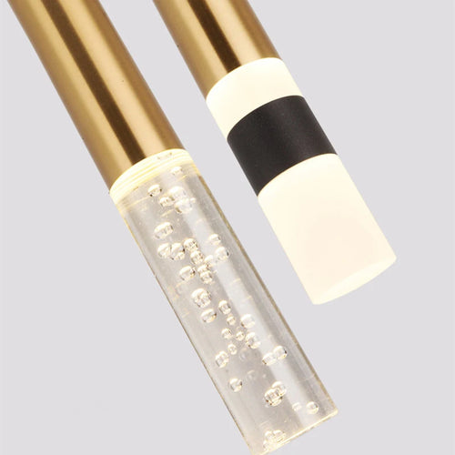 lustre led cristal éclairage double source haut bas gradation - vue 4 sur 11