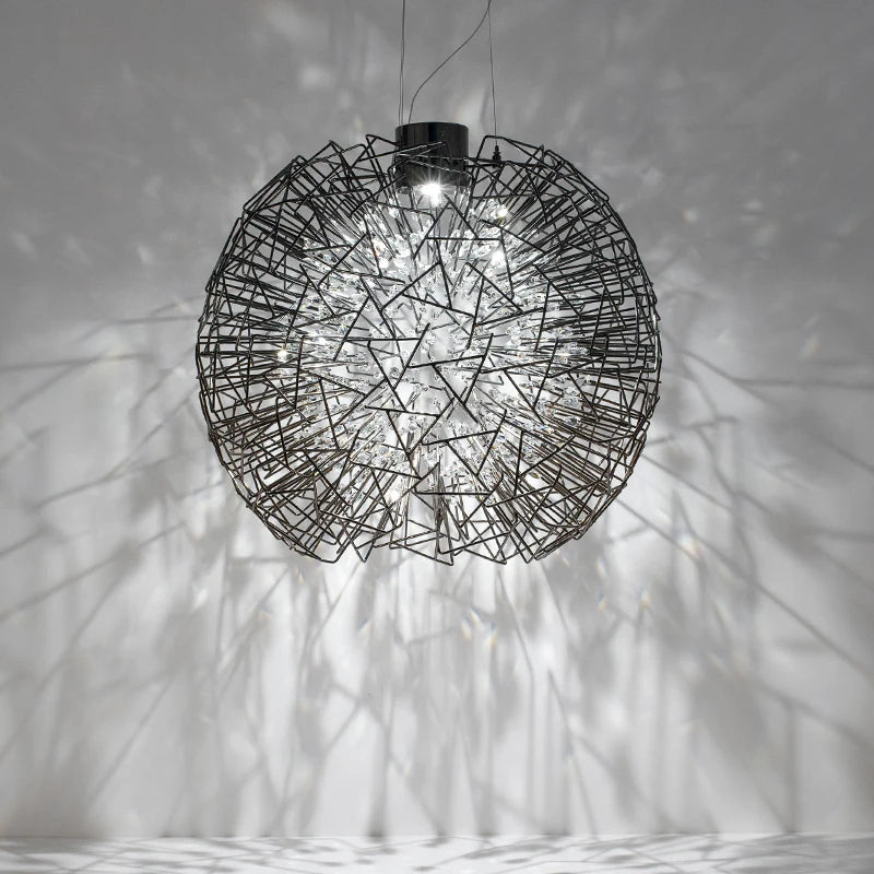 lustre sphérique post-moderne petite plaquette pour magasin - vue 4 sur 5