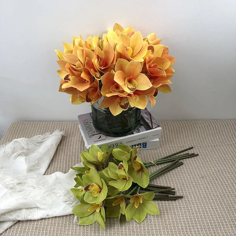 bouquet de fleurs artificielles pour décoration chaleureuse et moderne - vue 4 sur 10