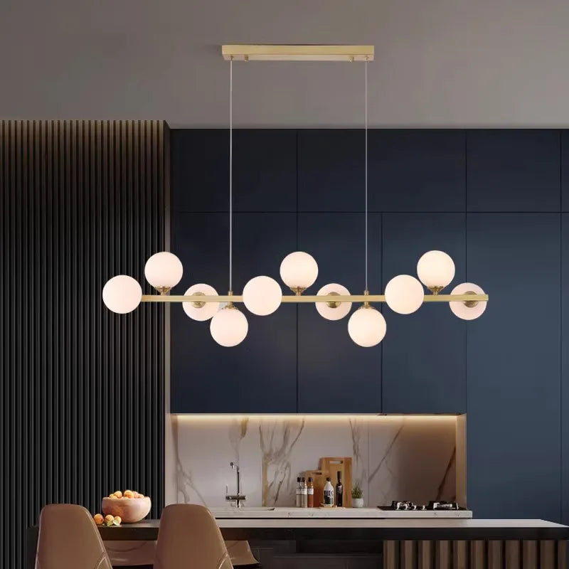Lustre led suspendues au design moderne - vue 3 sur 18