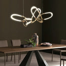 lustre en acier inoxydable galvanisé design irrégulier