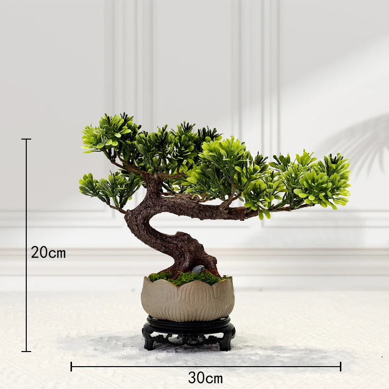 décoration intérieure faux arbre bonsaï style chinois pour un paysage apaisant - vue 29 sur 33