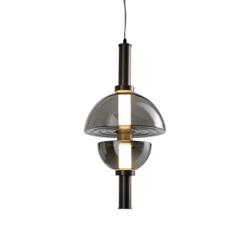 lustre en verre design nordique pour espace moderne