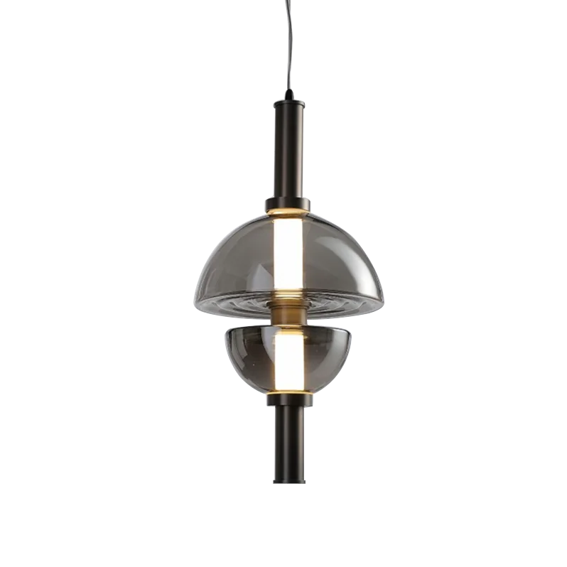 lustre en verre design nordique pour espace moderne - vue 7 sur 11