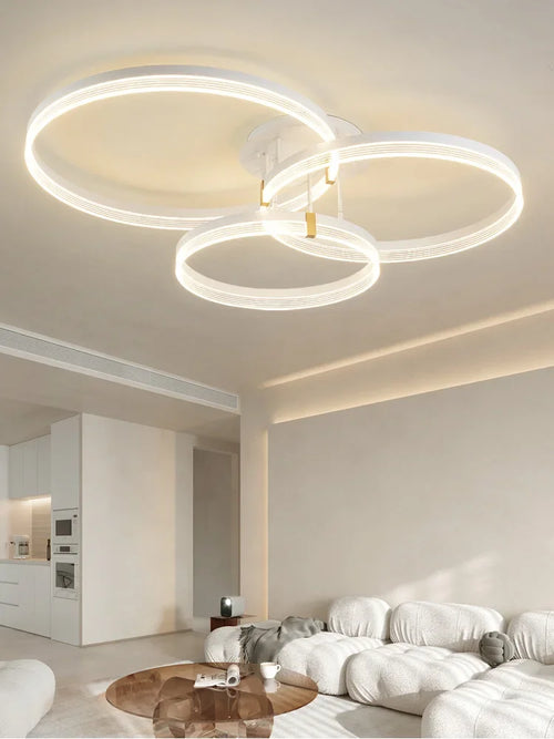 High-end creative minimalist nordic LED ceiling light - vue 2 sur 24