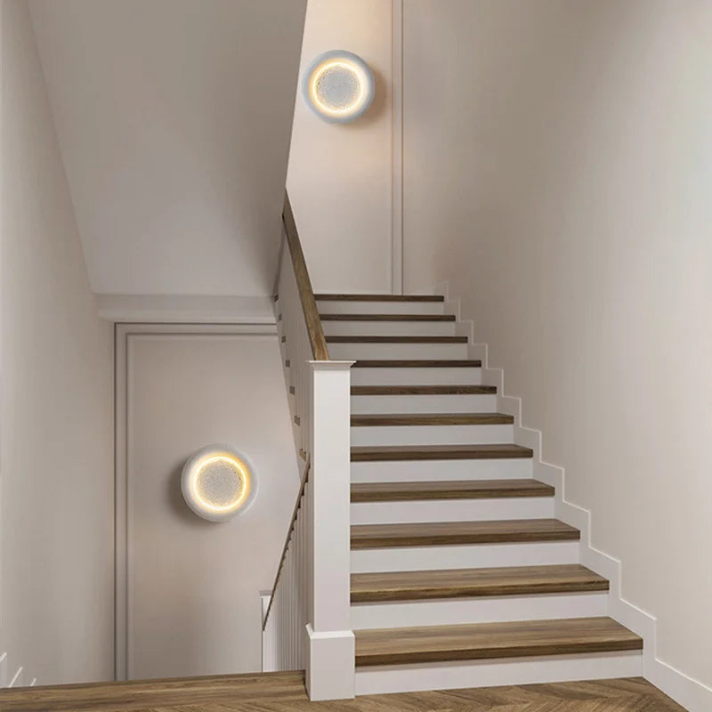 applique murale créative pleine lune étoilée pour intérieur - vue 3 sur 6