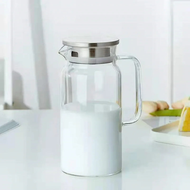 Bouilloire verre borosilicate grande capacité pour thé boissons