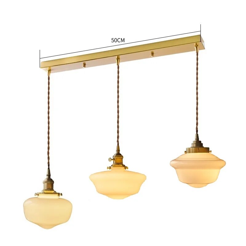 Suspension LED en verre blanc laiteux - vue 23 sur 30