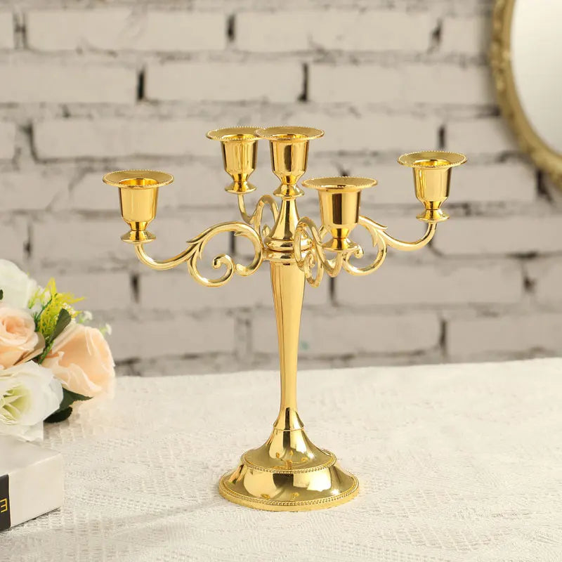 bougeoir conique en métal pour événements et décorations élégantes - vue 5 sur 13