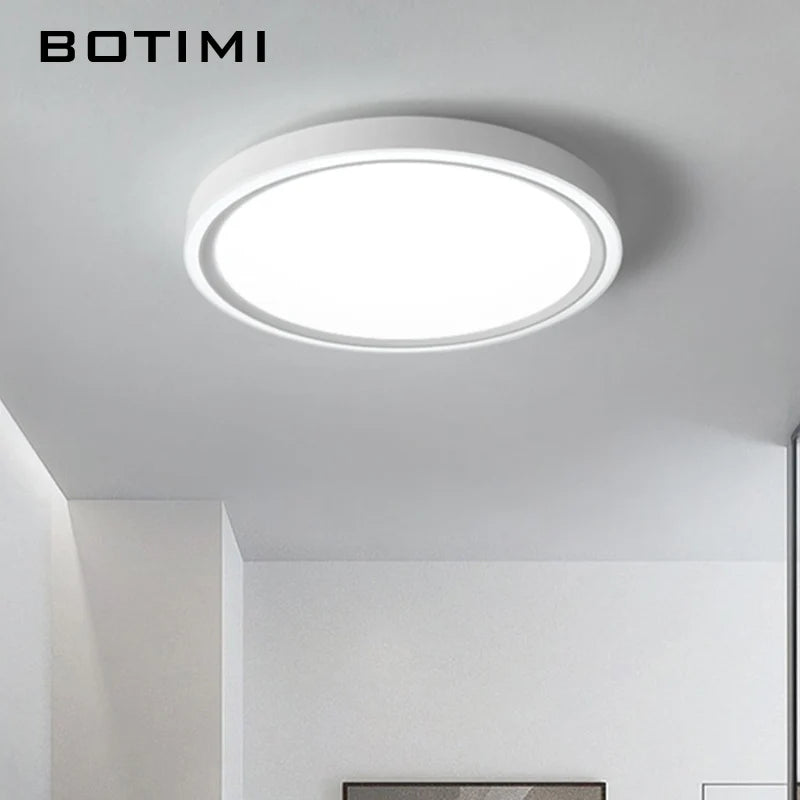 Plafonnier LED rond simple à bordure - vue 4 sur 20