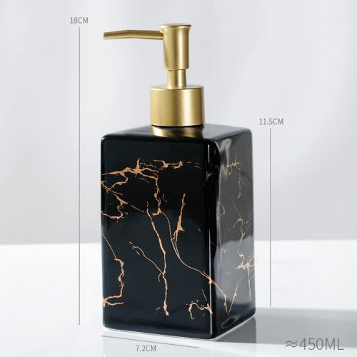 bouteille en céramique pour désinfectant et gel douche - vue 9 sur 26