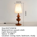 Modern desk lamp, retro creative living room, study room, villa, hotel bedroom, interior decoration, glossy LED bedside lamp