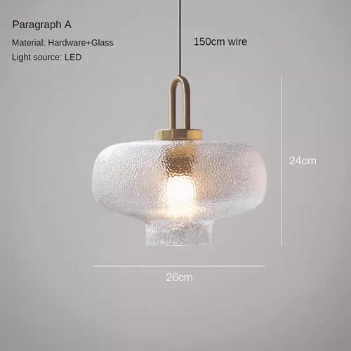 lustre en verre minimaliste au style luxueux et léger - vue 11 sur 10