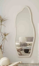 Italian light luxury wall-mounted decorative full-length mirror with unique frame