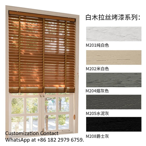 Store vénitien bois électrique sur mesure style persan - vue 13 sur 12