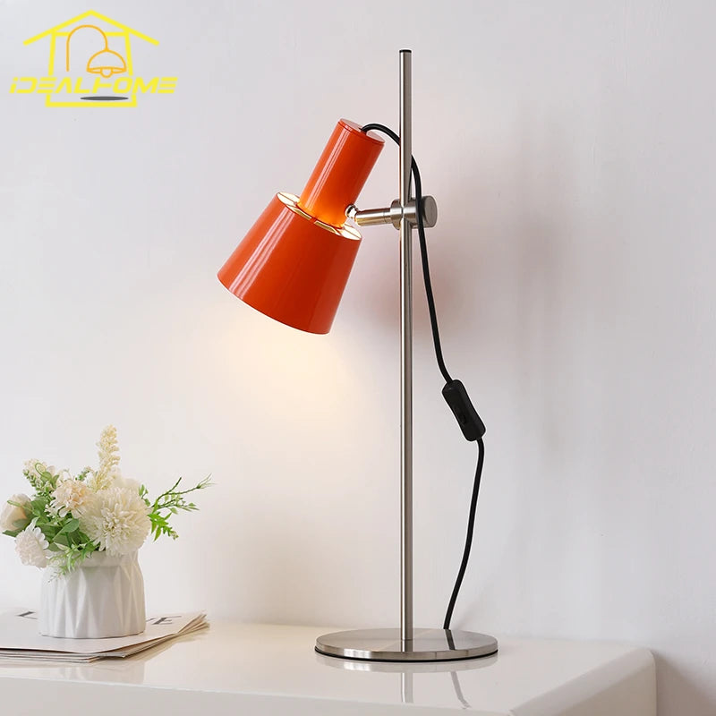 lampe de bureau réglable design rétro moderne led - vue 4 sur 8