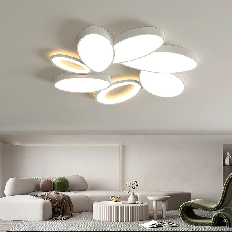 lustre moderne à leds pour décoration intérieure élégante et luxueuse - vue 4 sur 10