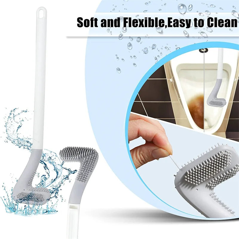 brosses de nettoyage en silicone avec support pour salle de bain - vue 6 sur 16