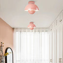 plafonnier led semi-circulaire moderne pour allée balcon escalier