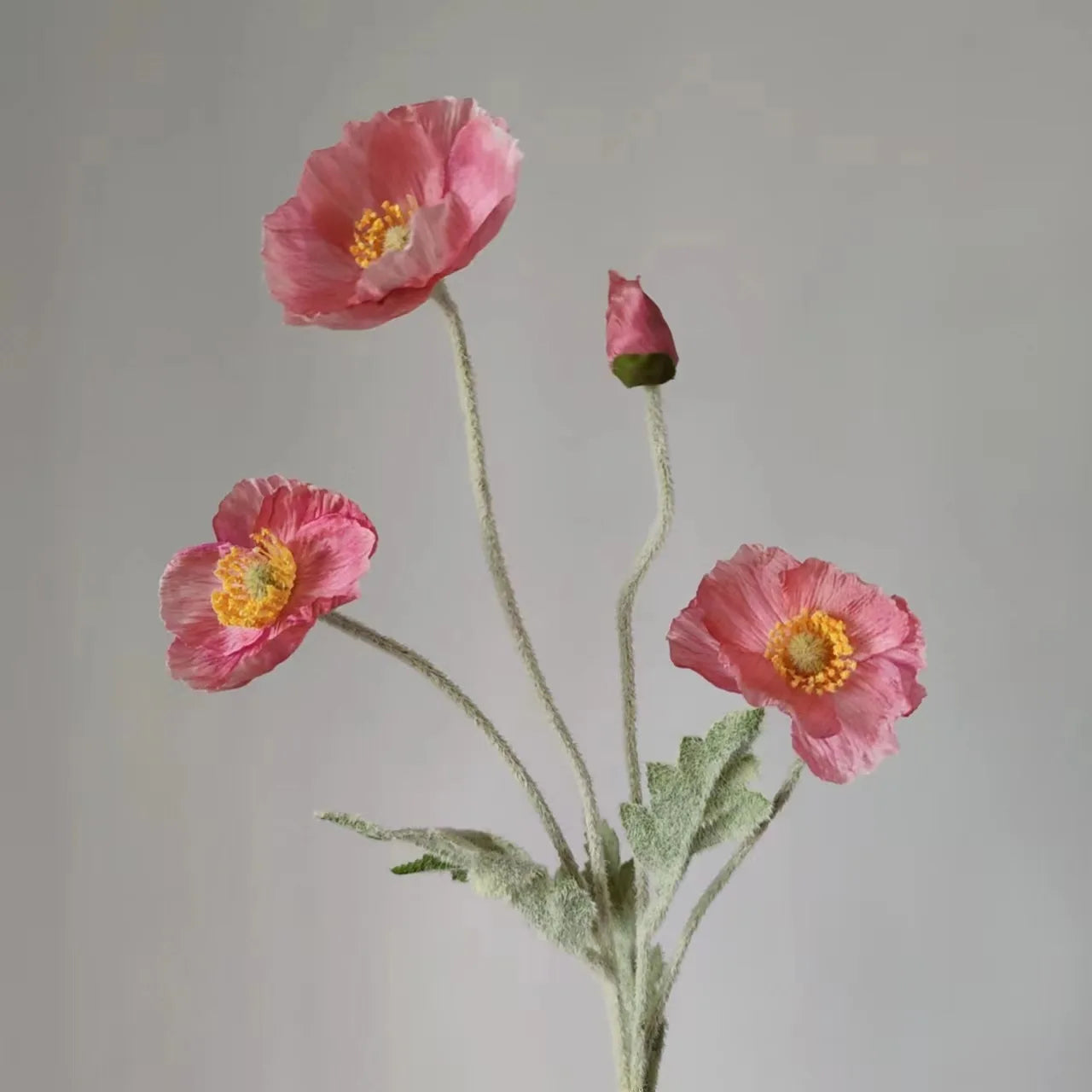 fausses fleurs de pavot en soie pour décorations de mariage et fêtes - vue 21 sur 29