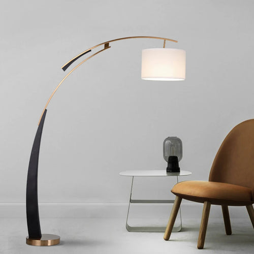 Minimalist Chinese floor lamp for creative interior decoration - vue 2 sur 7