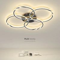 lustre moderne en led design créatif minimaliste pour intérieur élégant