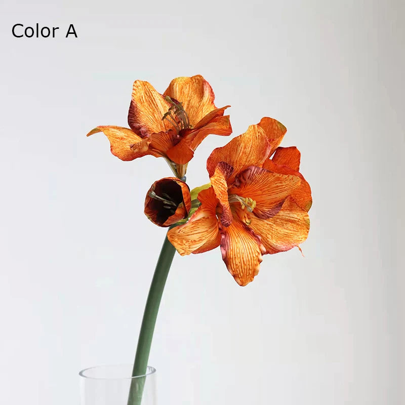 fleur artificielle clivia miniata pour décoration mariage et centre de table - vue 10 sur 10