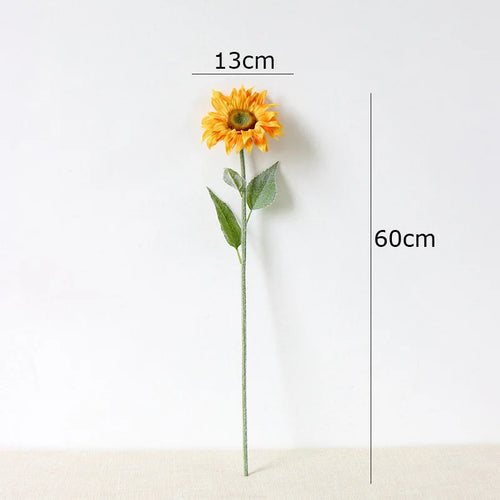 tournesol artificiel bouquet décoration mariage fête maison plantes - vue 3 sur 8