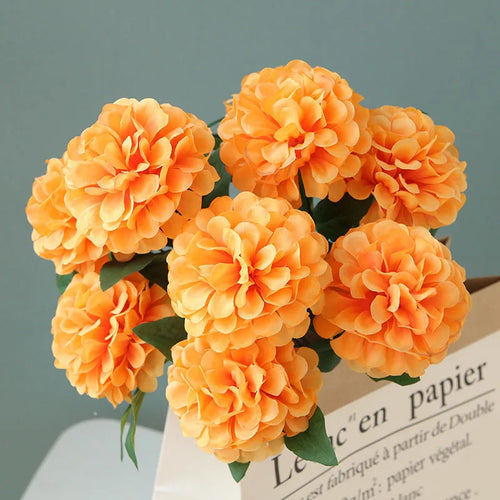 lot de 10 bouquets de pissenlit artificiels pour décoration intérieure et événements - vue 18 sur 18