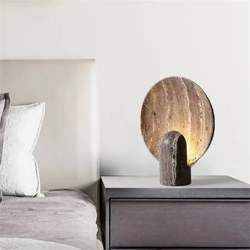 lampe de bureau créative en marbre pour décoration moderne - vue 4 sur 7